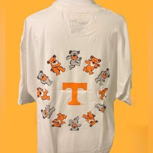NWT Tennessee Volunteers Grateful Dead Circle Bears Graphic Tee in package
